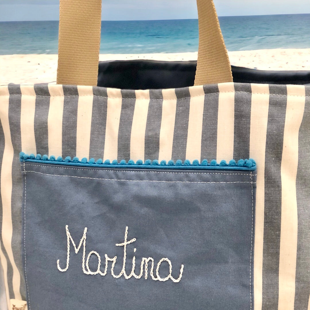 Borsa Mare Personalizzata Blu