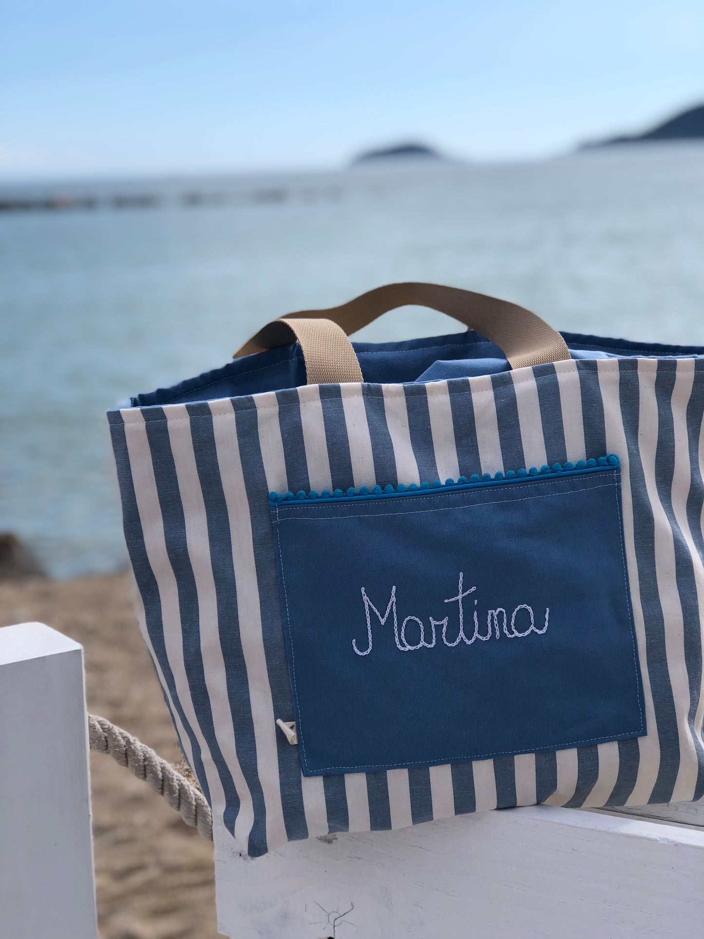 Borsa Mare Personalizzata Blu